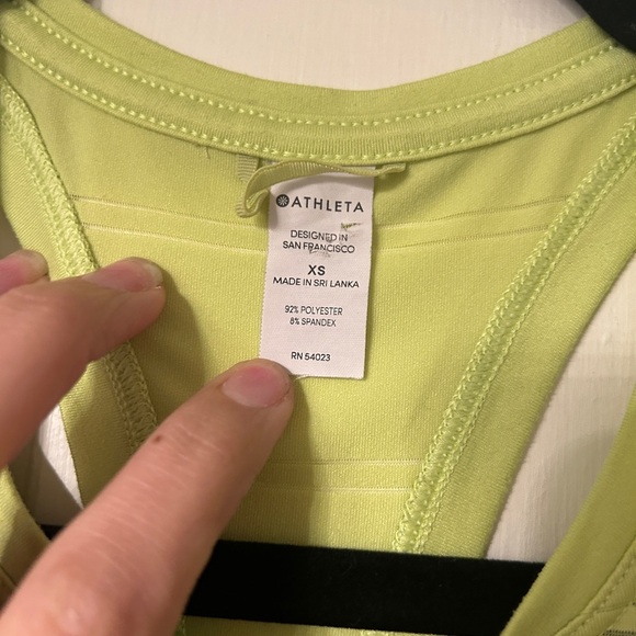 Athleta Women's Black and Yellow Tops - Picture 5 of 10